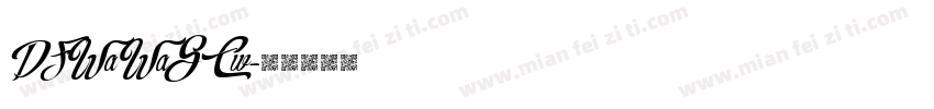 DFWaWaSC w字体转换